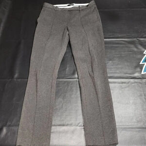 Theory Womens Gray Knit Twill 2 Pintuck‎ Pants 6